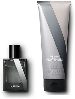 Victoria's Secret VS Him Platinum 1.7oz Cologne & Lotion Set