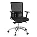 Produktbild hjh OFFICE 657511 Profi Bürostuhl Astra Base Stoff Schwarz Drehstuhl mit Lordosenstütze, Armlehnen höhenverstellbar, Netzrücken