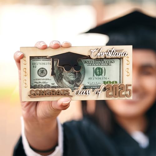 CALLIE Personalized Graduation Money Holder with Funny Sunglasses 2025 Graduation Gifts