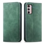 MOJIA – MOJIA Hülle für Motorola Moto G42, PU Folio Leder Brieftasch