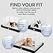 MEEXPAWS Dog Pee Pad Holder Foldable with Dog Litter Box Enclosure High Wall, Puppy Pad Holder Tray with DIY Splash Guard for 22’’x22’’ Pee Pads, Indoor Dog Potty for Small to Medium Dogs, Easy Clean