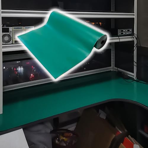 0.5 M 0.6 0.7 0.8 1 1.2 1.5 Meter Wide Commercial Soldering Mat Electronics Repair Mats, ESD High-Temperature Grounding Desk Mat for Garage/Tool Shed/Laboratory(0.7x2.4m/2.3x7.9ft)