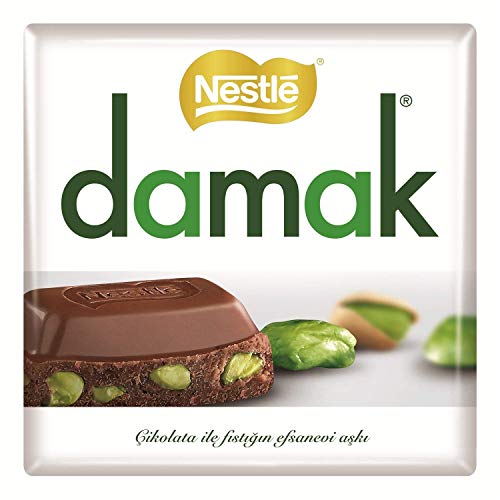 Nestle Damak Fine Chocolate with Pistachios, 2.82 Ounce (30 Bars)
