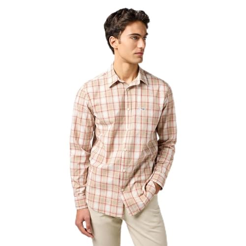 Chemise Wrangler 1 Pkt mat L : un style casual parfait pour le week-end