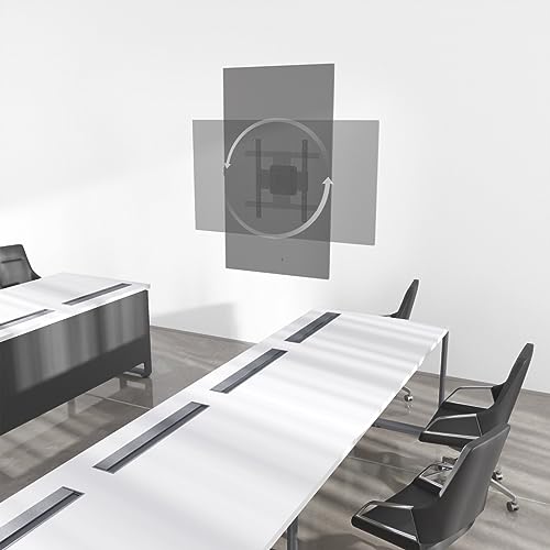 Hama TV Wandhalterung 37“ - 80“ (TV Halterung, drehbar, Hochformat, Querformat, Fernsehhalterung bis VESA 600x400, für Monitore, Bildschirme, inkl. Fischer Dübel, Traglast 50 kg) Schwarz – Bild 6