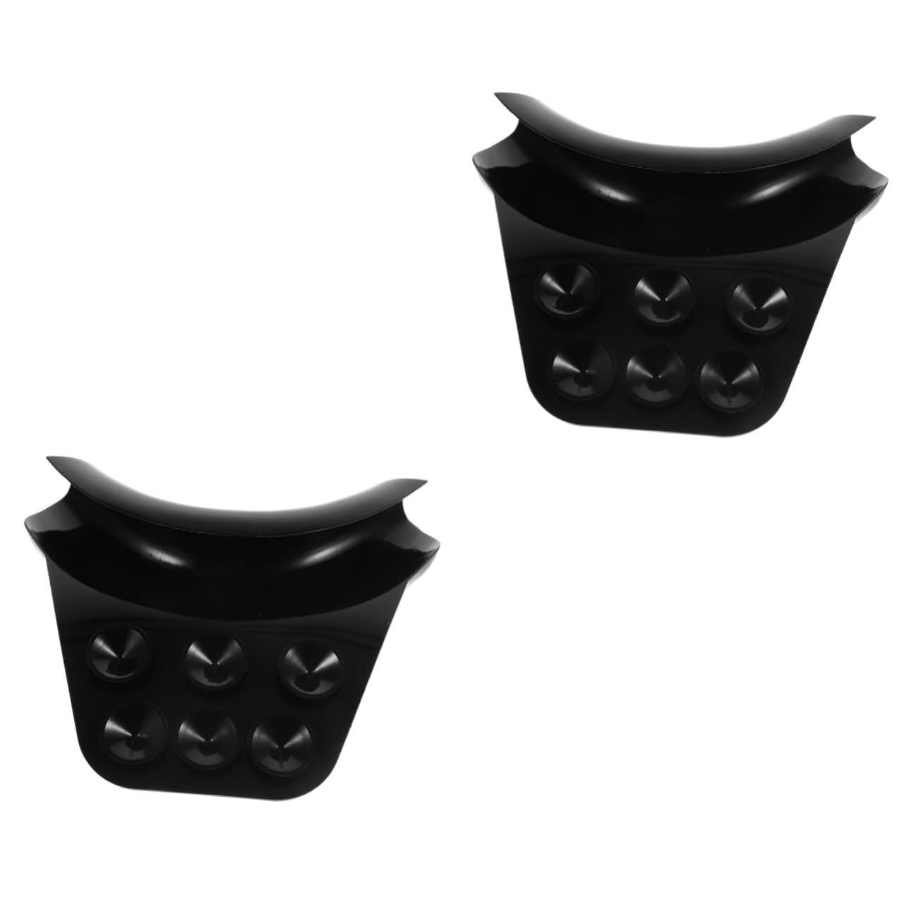 BESTYASH 3 Piezas Almohada de champú Almohada de Cuello de Silicona reposacabezas SPA para el Cabello cojín reposacabezas cojín para el Cuello de Viaje Gel de sílice Black