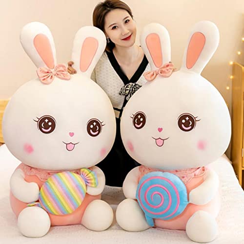 Image of Storescent Soft Toys for Kids - Stuffed Animal Plush Soft Toy for Boys & Girls | Plushie Toy Pink Rabbit 30cm