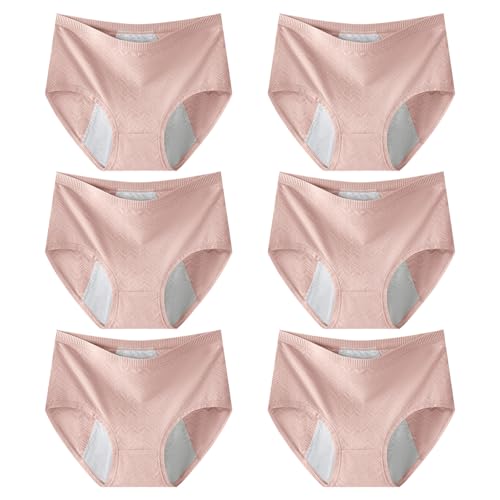 Culotte incontinence lavable et sous-vêtement absorbant pour sportives en lot de 6