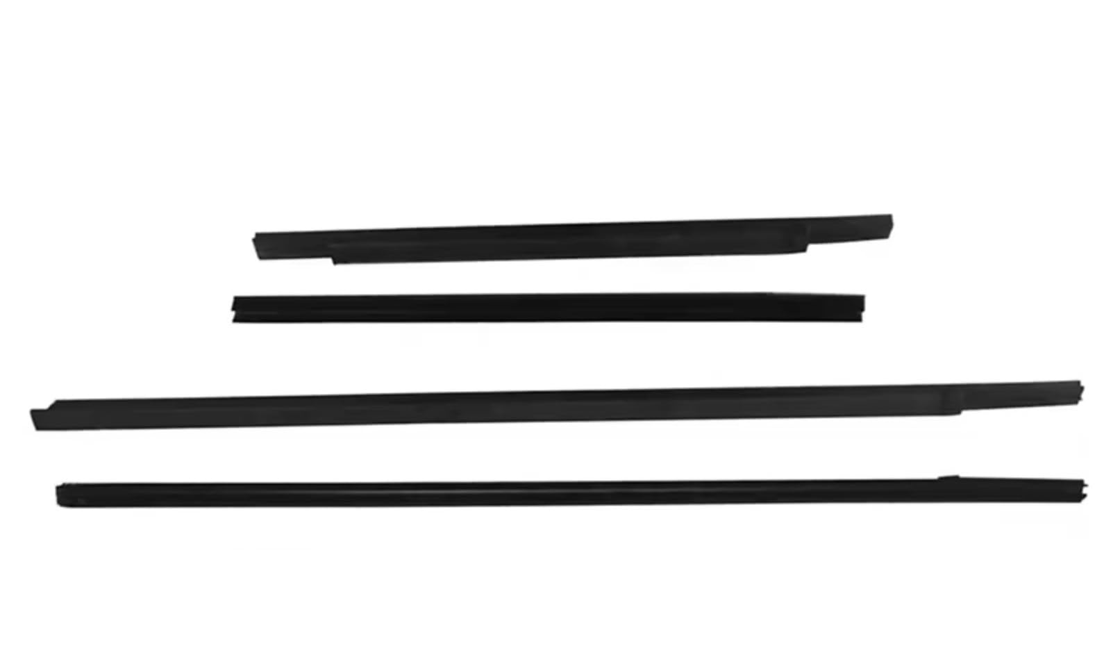 Pbqenxb One Color For Nissan For Frontier For Navara D22 1994-2018 Crew Cab 4Door Side Door Outer Moulding Trim Sealing Belt 4 X Window Weatherstrip Outer Window Weatherstrip