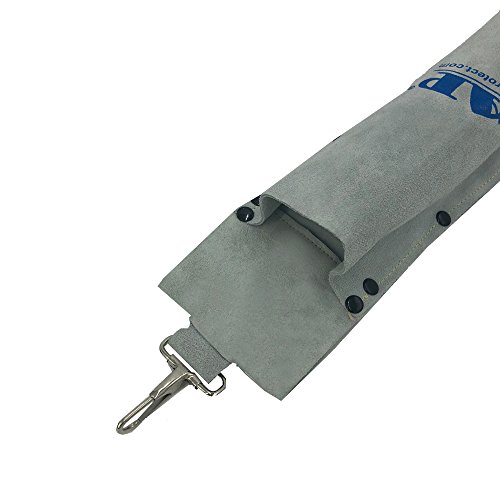 Welding Rod Container, Allyprotect Split Cowhide Leather Electrode Flame Resistance Welding Rod Holder/Rod Bag/Electrode Holder/Welding Rod Storage Container(Grey) #TOP1