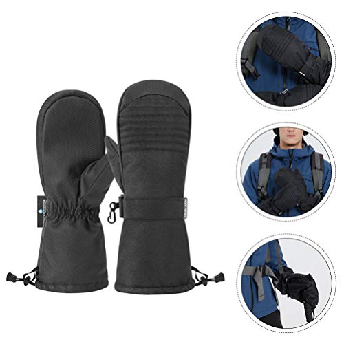 CLISPEED Luvas de Neve LÃ£ de Inverno Quente Esqui Ciclismo EquitaÃ§Ã£o CaÃ§a Esqui Luvas Luvas Impe