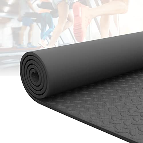 V3VOGUE Tapete para caminadora, equipo de ejercicio resistente, 10mm de grosor, antideslizante y absorbente de sonido miniatura 1