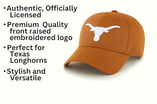 Gorra oficial Texas University naranja ajustable miniatura 5