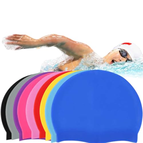 Kit Natação Óculos E Touca Silicone Adulto e Juvenil