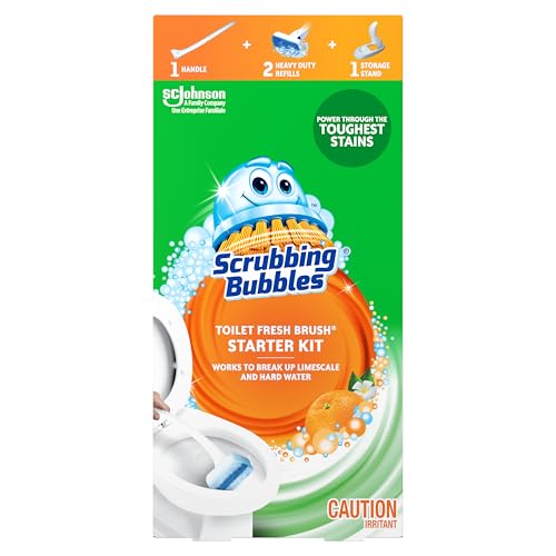 Scrubbing Bubbles Fresh Brush Toilet Cleaning System Starter Kit,...