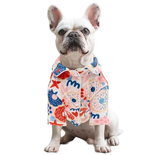 CuteBone Two-Leg Velvet Pet Pajamas Girl Dog Clothes - Soft, Cozy, and Stretchy Boy Pjs for Small, Medium Dogs and Cats Winter Sleepwear Apparel