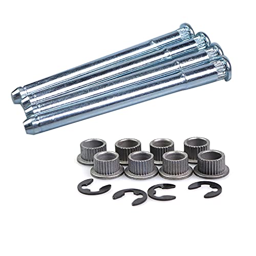 Door Hinge Pin and Bushing Repair Kits Compatible with 1988-2002 Chevy GMC C1500 C2500 K1500 K2500 K3500 Suburban Tahoe Jimmy Yukon (4 pins 2 Door) 15685040 15562609
