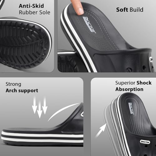 Image of Men EVA Slide Slippers | Lightweight Anti-Slip Casual Slides | Breathable Comfort Sandals for Indoor Outdoor Everyday Wear Walking Slippers