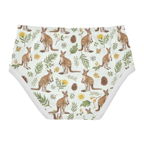 Girls Underwear Toddler 2t Cotton Cute Panties Girl Durable Briefs Kids Undies Cute Kangaroos Animal2