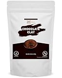 mGanna 100% Natural Chocolate Clay (A Combination of Dark Rhassoul Clay And Cocoa Powder) for Hair Masks, Facial Masks, Creams, Face Masks, Body Wraps, Scrubs and Soap Making 0.5 Lbs
