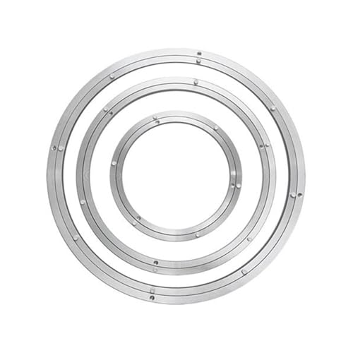 Silent Dining Table Aluminum Turntable Aluminum Alloy Furniture Turntable Round Table Lazy Susan Hotel Metal Hardware Turntable Base(19.6inch)