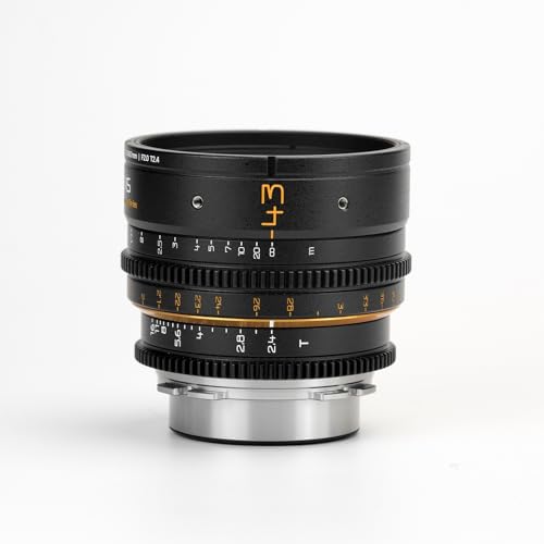 DULENS APO Mini Prime 43mm T2.4 Cine Lens Large Aperture Manual Focus (Magic Black, PL)