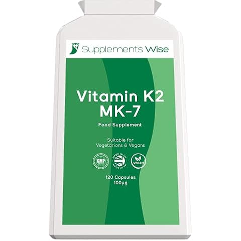 Vitamin K2 MK7 Capsules - Vitamin K Bone and Teeth Health - VIT K2 Capsules Bone Support - Calcium Transfer with Vitamin K2 Capsules - K2 Vitamin Supplements for Vegans - Vitamin K2 MK7 100mcg Cover