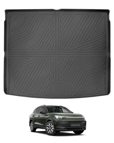 Tapis de coffre caoutchouc TPE pour plancher supérieur VW Tiguan 2024 2025 2026
