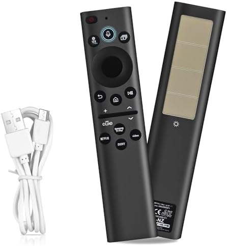 Amazon.com: Rechargeable Solar Remote Replacement for Samsung Smart TV ...