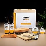 Beard Grooming Care Gift Kit | Signature Gift Set Includes Premium Beard Oil, Wash, Wax, Balm, Comb, Scissors, Brush & Box | Vanilla & Mango - Image 2