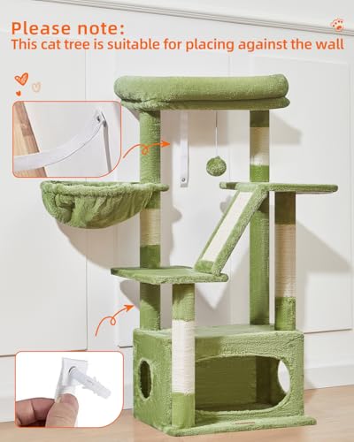 Image of Taoqimiao Cat Tree, 38.5In Cat Tower for Indoor Cats, Suitable for Kittens