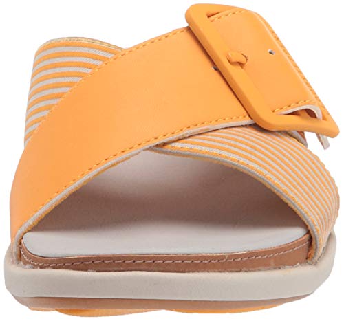 Clarks Women's Eliza April Slide Sandal, Golden Yellow Synthetic, 10 #TOP1