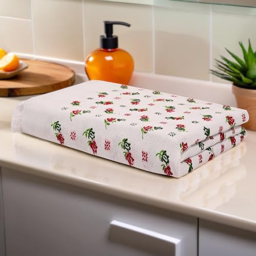 Image of Kuber Industries Cotton Bath Towel for Women | Super Soft Swimming & Bathing Towel | 30x60 Inch | Travel Cotton Towel & Gamcha | Assorted
