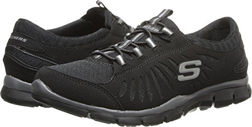 Skechers Skechers Women's Gratis-in Motion Fashion Sneaker, Black, 6 W US