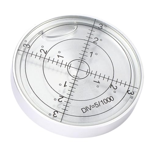 Nivel circular de burbuja inoxidable y blanco para ingeniería de precisión 2