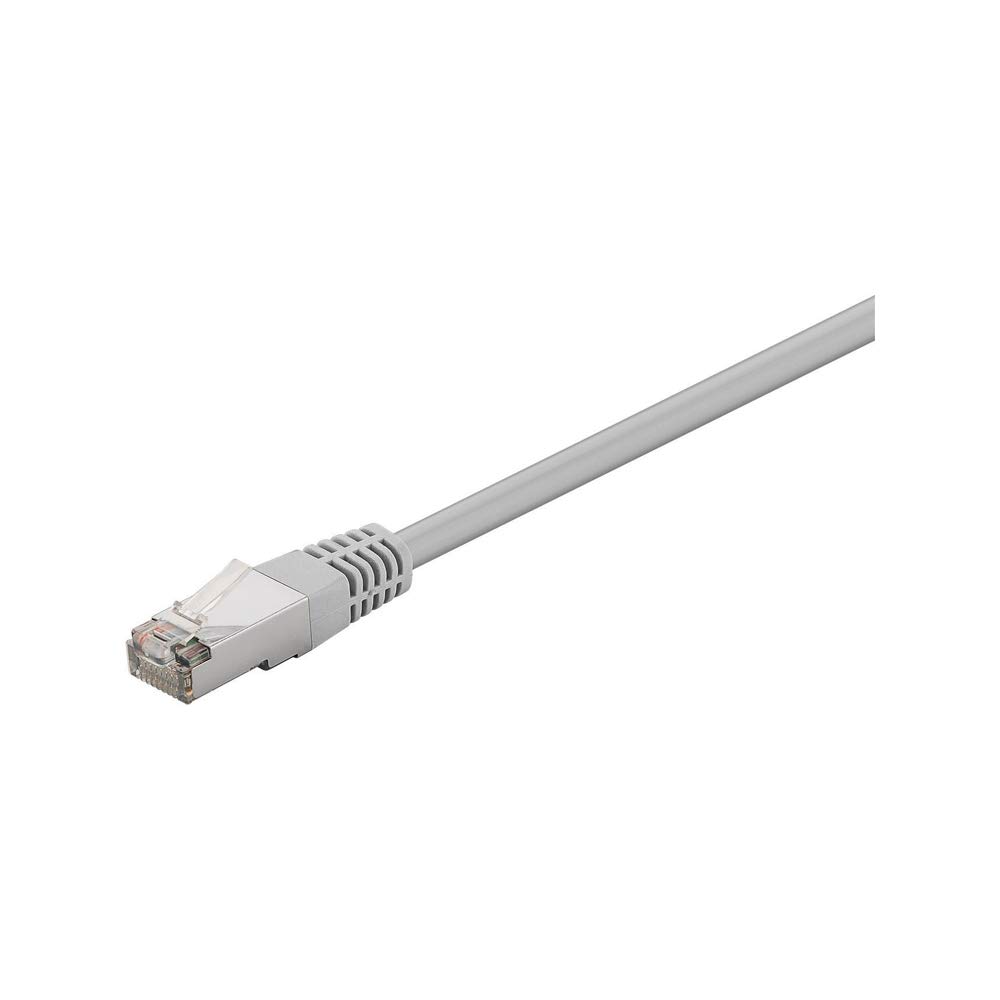 Goobay 73080 Long CAT 5e Ethernet Patch Cable, F/UTP, Grey, 5m Length