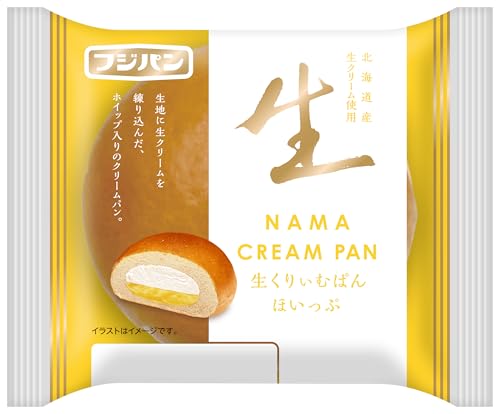 クリームパンの栄養成分表（食品番号：15070／食品成分表）。
