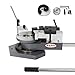 KAKA SBG-40 Heavy-Duty Universal Bender, High Capacity Flat Bar, Square Bar and Round Bar Metal Bender, Combination of Scroll, Radius and Angle Bending, High Precision Metal Bender