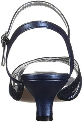 Touch Ups Women's Jane Heeled Sandal, Navy Glitter, 12 Wide | Image 2