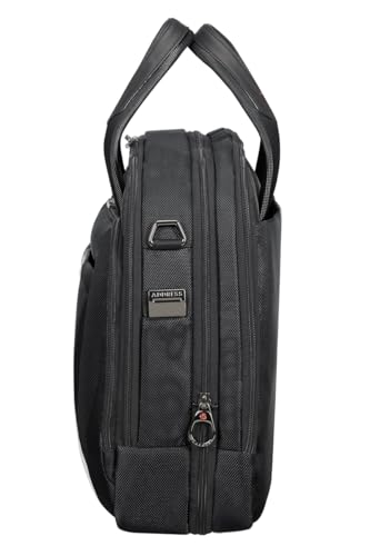 Image of SAMSONITE Pro-dlx 15.6 inch 17 /23 Ltrs Black Softsided Briefcase (PRO-DLX 5 LP.BHNDL 15.6 EXP-BL)