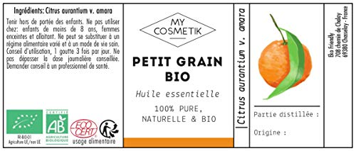 Olio essenziale di Petit Grain Organico