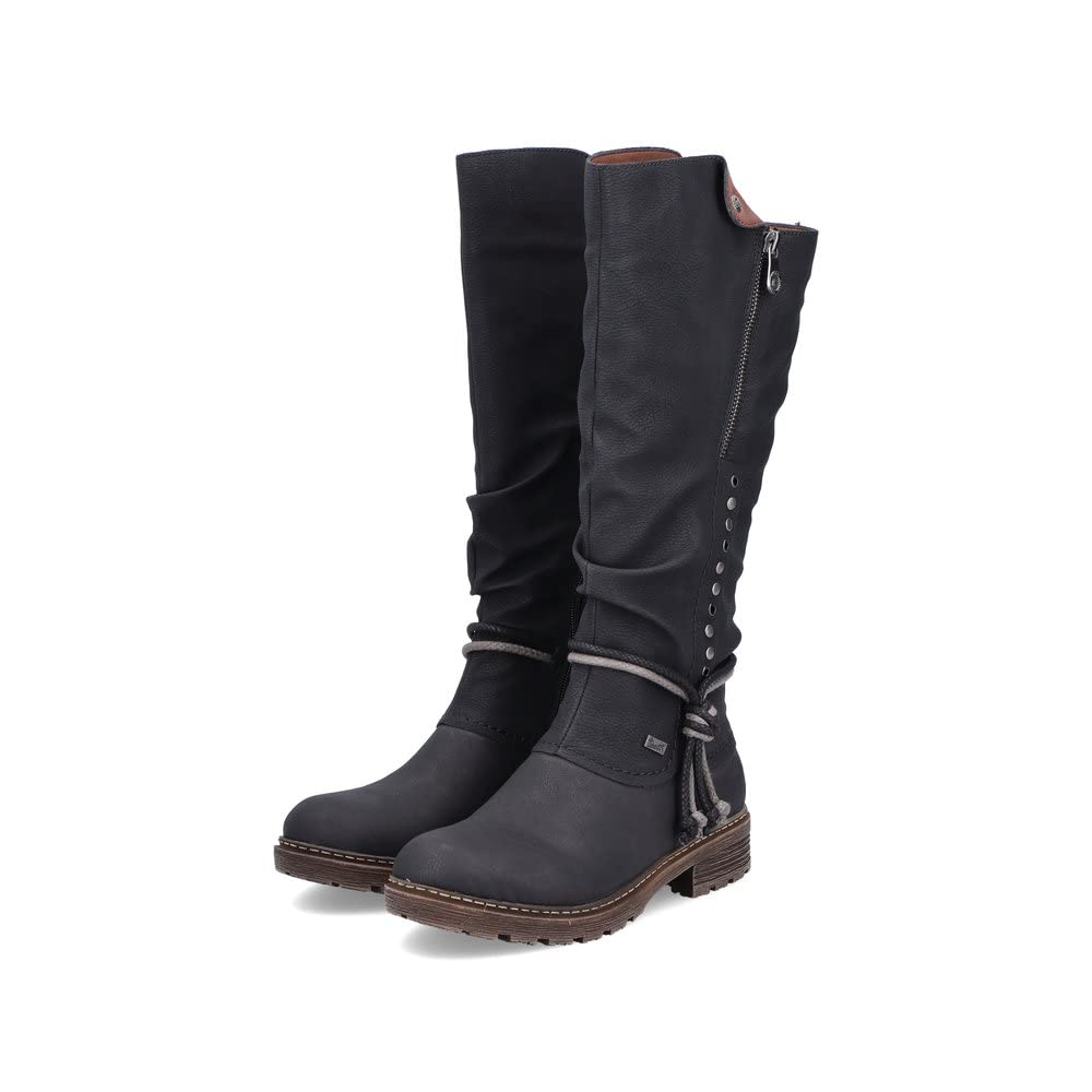 Rieker Damen Winterstiefel Z4759, Frauen Stiefel, wasserabweisend, riekerTEX