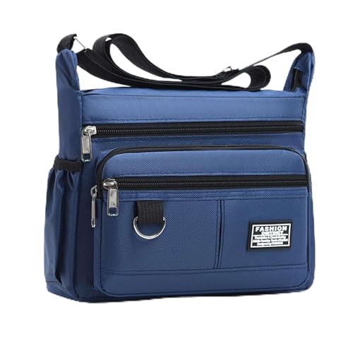 Men's Oxford Cloth Shoulder Bag, Waterproof Crossbody Shoulder Bag Fashionable Wear Resistant Messenger Bag for Leisure