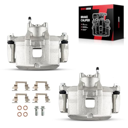 Image of Torchbeam Front Brake Calipers Set for Jeep 2007-2017 Patriot, Jeep 2007-2016 Compass, Dodge 2008-2014 Avenger, Chrysler 2011-2014 200, Front Left and Front Right Calipers Replace # 18B5032+18B5033