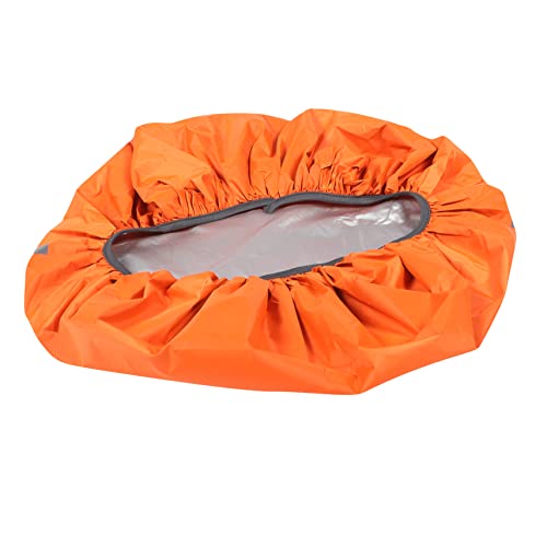 GOOHOCHY Elastic Edge Rainproof Backpack Cover Reflective Strip Night Safety Sturdy Fabric for Sizes