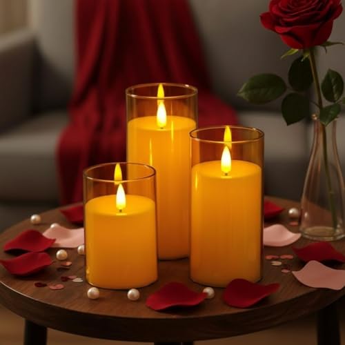 Image of SATYAM KRAFT 6 Set (18 Pcs) LED Tea Light Candles | Flameless, Smokeless, Unscented | for Gifting, Home Decor, Room Decoration Lights, Balcony & Festival, Wedding Decoration Items (6 Set)