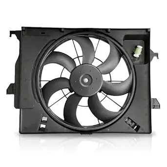 UnayKolb Radiator Cooling Fan for 2012–2015 Hyundai Accent and 2012–2015 Veloster