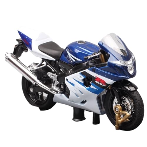 Réplica Suzuki GSX-R750 de aleación 1:18, decoración ideal para amantes del motor