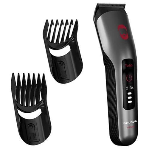 Cortapelos GRUNDIG ProClub MC 8030 con tecnología Titanium Blades y sensor BeardCare húmedo y seco