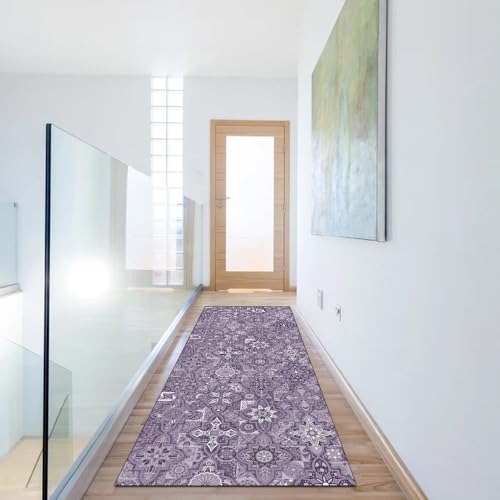 Alfombra de pasillo de 100x260cm lavable para decoracion de hogar 6